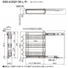 製品寸法図SBS-43Q2-3B L/R