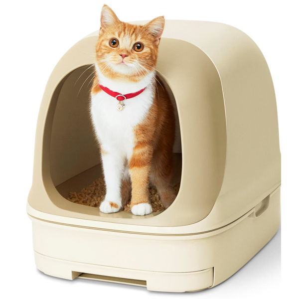ニャンとも清潔トイレセット　ドームタイプ　買ってすぐに使える取替品付き(チップ、シート約1カ月分)_7