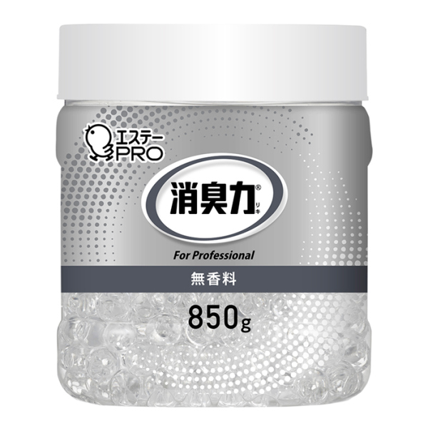 エステーPRO 消臭力 業務用 ビーズタイプ 本体 850g 6個セット(無香料・エアリーソープ・タバコ用クリアミント)【お得なまとめ買い商品】《メーカー直送・代引不可》_2