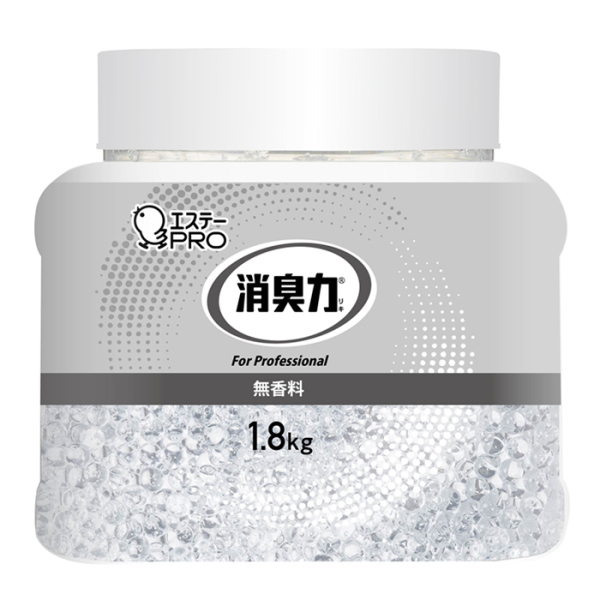 エステーPRO 消臭力 業務用 ビーズタイプ 本体 1.8kg 4個セット(無香料・エアリーソープ)【お得なまとめ買い商品】《メーカー直送・代引不可》_2