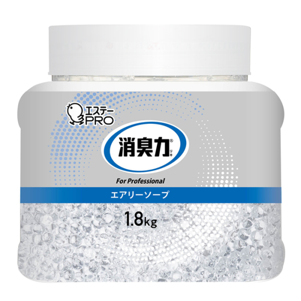 エステーPRO 消臭力 業務用 ビーズタイプ 本体 1.8kg 4個セット(無香料・エアリーソープ)【お得なまとめ買い商品】《メーカー直送・代引不可》_4