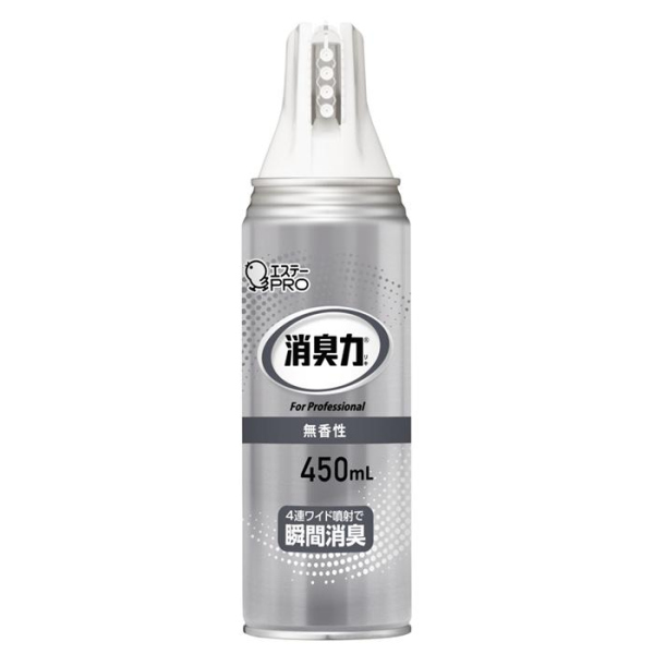 エステーPRO 消臭力 業務用 ワイドスプレー 450mL 24本セット(無香料・タバコ用ミントグリーン)【お得なまとめ買い商品】《メーカー直送・代引不可》_2