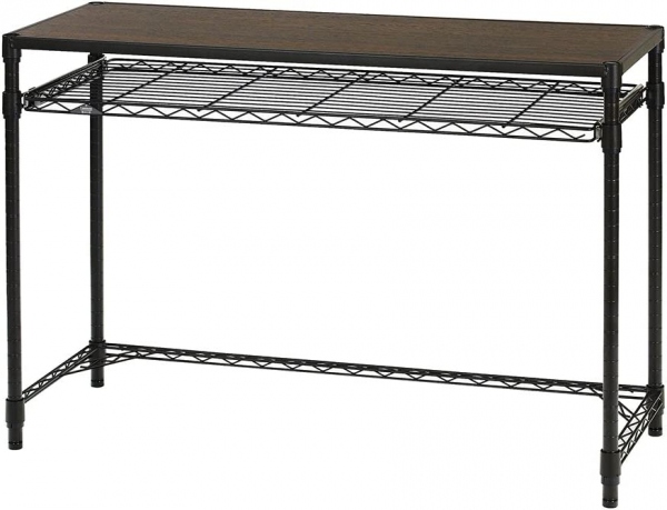 NO1175-HD　ルミナス ノワール デスク　110W　幅111×奥行41×高さ75cm　ポール径25mm《メーカー直送・代引不可》