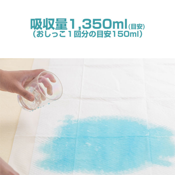 ATOM公式】吸水・防水シーツ サイズ120×90cm 2パックセット(1パック40