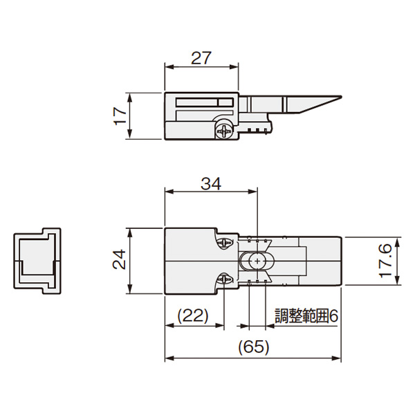 HD-19(調整機能付き上部ピボット受け金具)_2