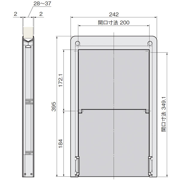 ペットくぐーる　三方枠タイプ_2