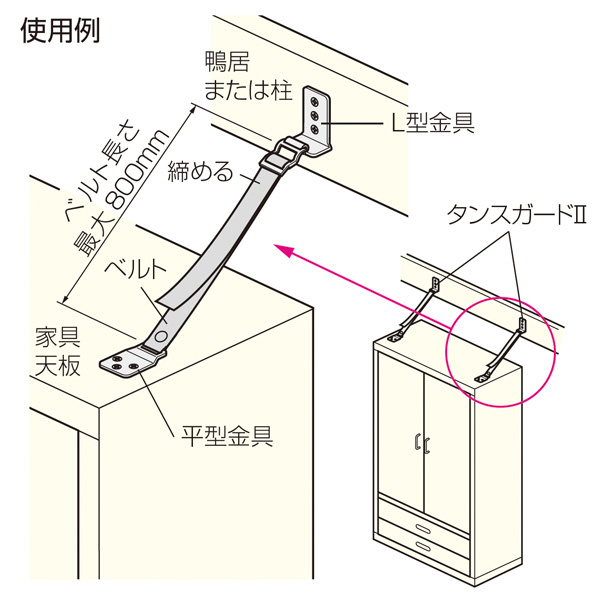 ATOM公式】タンスガード2(家具転倒防止金具) | アトムダイレクトショップ