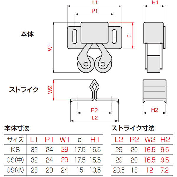 KSローラーキャッチ 小箱単位(60個入り)_2