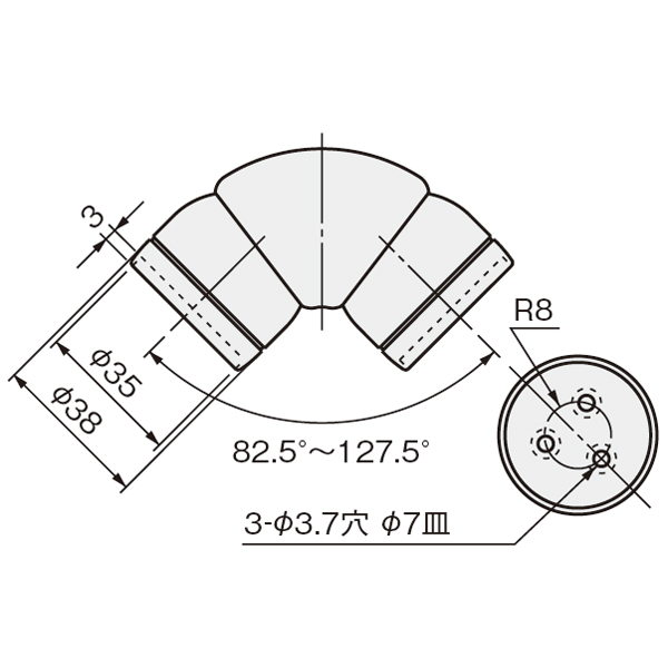 アトム手摺金具 可変105°35_2