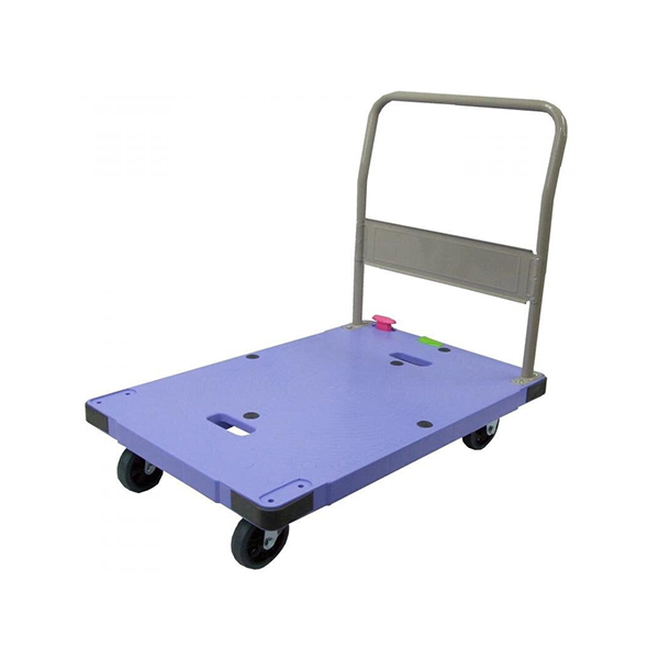 ナンシン 樹脂製微音運搬車 サイレントマスター ブルー/レッド/イエロー/グリーン DSK-301B2/DSK-R301B2/DSK-301YB2/DSK-301GB2 ブレーキ付き 積載荷重300kg_2