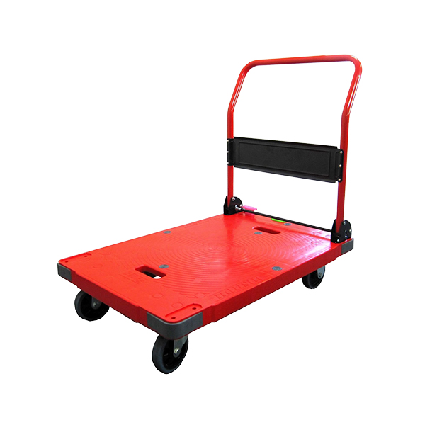 ナンシン 樹脂製微音運搬車 サイレントマスター ブルー/レッド/イエロー/グリーン DSK-301B2/DSK-R301B2/DSK-301YB2/DSK-301GB2 ブレーキ付き 積載荷重300kg_3