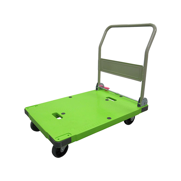 ナンシン 樹脂製微音運搬車 サイレントマスター ブルー/レッド/イエロー/グリーン DSK-301B2/DSK-R301B2/DSK-301YB2/DSK-301GB2 ブレーキ付き 積載荷重300kg_5