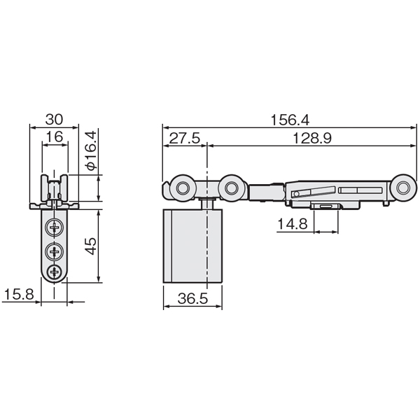 AFD-2940-K-BR2(AFDシステム ブレーキ付き上部吊り車)_2