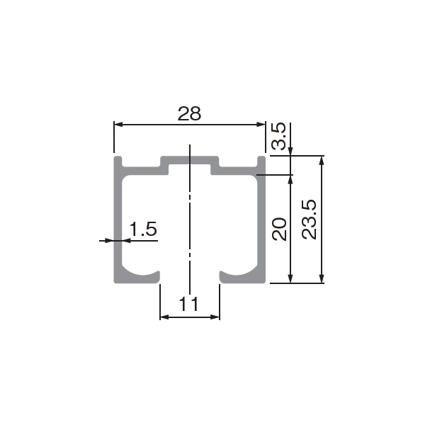 HR-150H(HRシリーズ 上部レール)_2