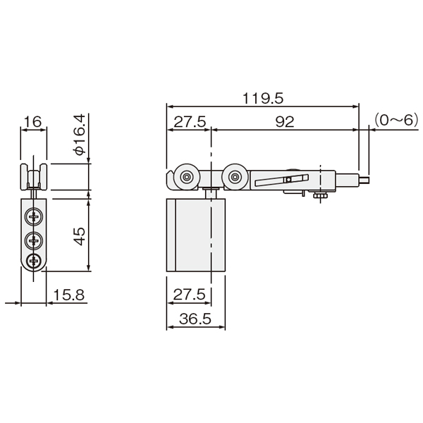 AFD-2900-K-BR(AFDシリーズ 上部吊り車)_2