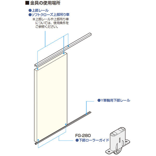 FG-280(下部ローラーガイド　底面付け)_3