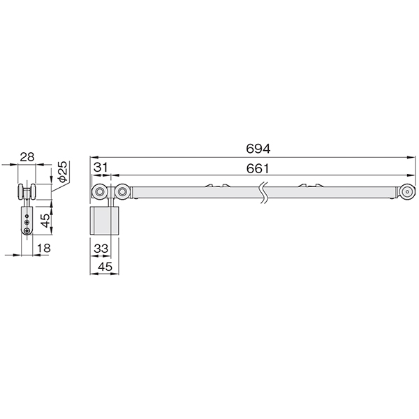 FCW-8000-K(重量SDシリーズ 2wayソフトクローズ上部吊り車)_2