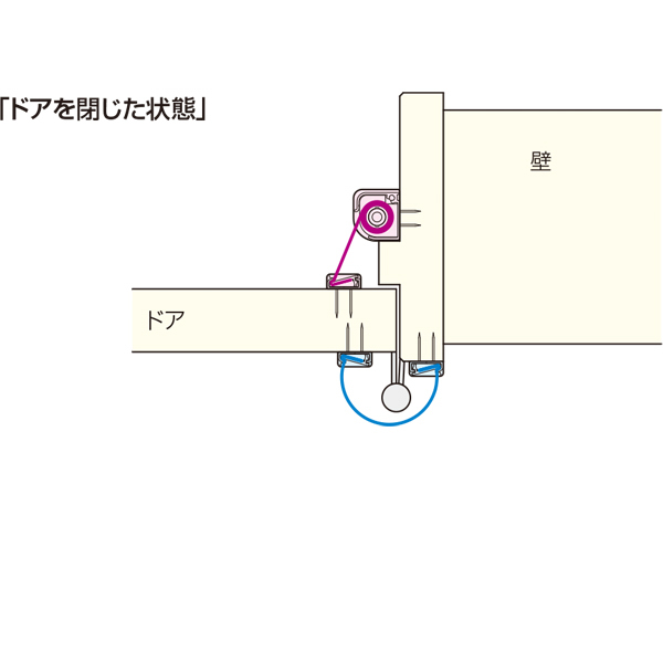 ドアすきまスクリーン【室内木製ドア用指はさみ防止スクリーン】_4
