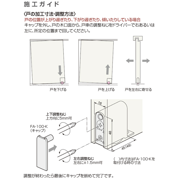 FA-1000調整戸車(FA調整戸車シリーズ)_4