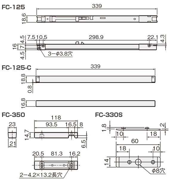 FC-125セット(後付けソフトクローズ)_2