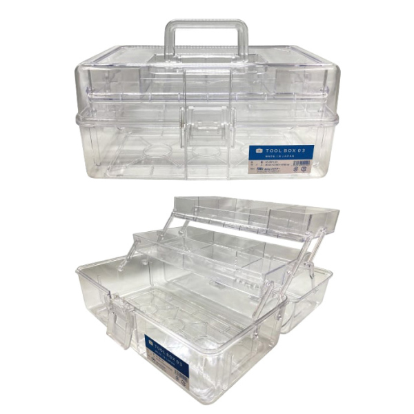 透明工具箱 TOOL BOX ポリカーボネイト製 クリアツールケース 3タイプ 60セット販売 オトクなまとめ買い商品_4