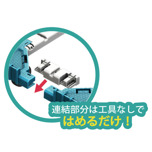 ネオスター nectisネクティス 荷台がオール樹脂製の軽量コンテナ台車 2サイズ 選べる車輪 ストッパ有無 10台セット オトクなまとめ買い商品_5