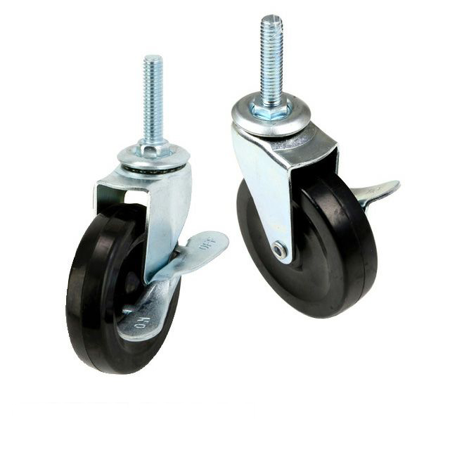 IHL-GCL100 ルミナススチールラック ゴムキャスター 2個セット ルミナスレギュラー 【ポール径25mm】【メーカー直送代引不可】