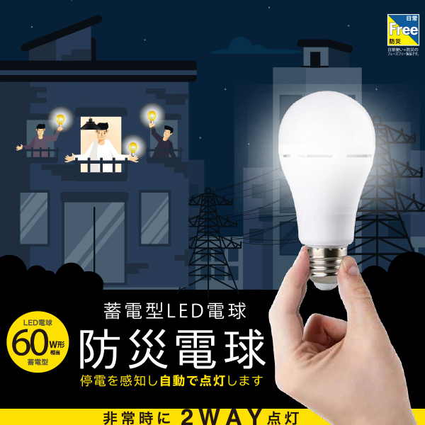 防災用電球KS-01《取り寄せ商品・代引不可》