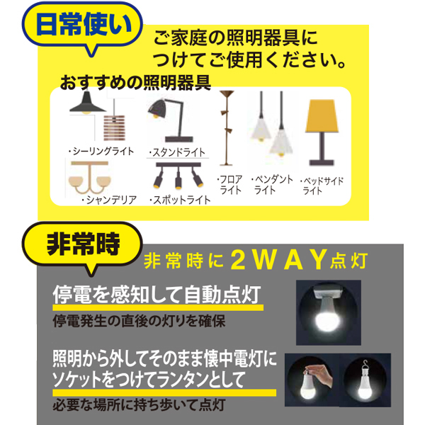 防災用電球KS-01《取り寄せ商品・代引不可》_4