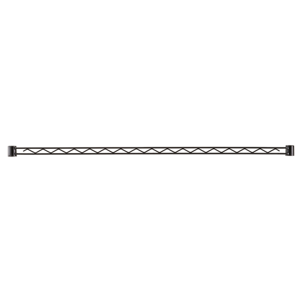 NO25WB110 ルミナススチールラック ワイヤーバー 幅111cm ルミナスノワール 【スリーブ別売】【ポール径25mm】【メーカー直送代引不可】
