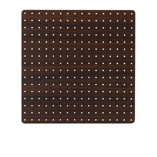 NOIB4040DB ルミナススチールラック ラック用有孔ボード 幅40×高さ40cm ルミナスノワール 【ポール径25mm】【メーカー直送代引不可】