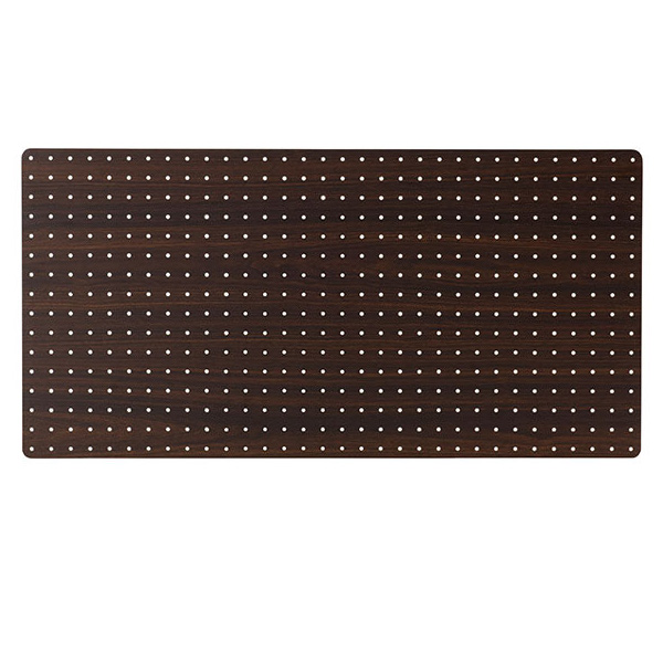 NOIB8040DB ルミナススチールラック ラック用有孔ボード 幅80×高さ40cm ルミナスノワール ダークブラウン 【ポール径25mm】【メーカー直送代引不可】