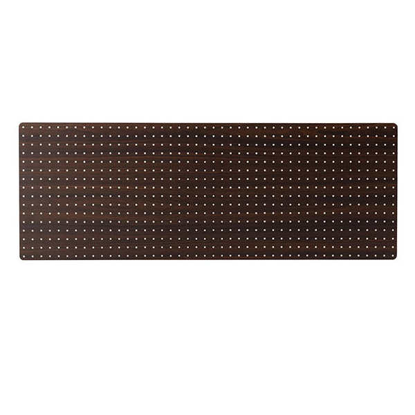 NOIB1140DB ルミナススチールラック ラック用有孔ボード 幅110×高さ40cm ルミナスノワール ダークブラウン 【ポール径25mm】【メーカー直送代引不可】