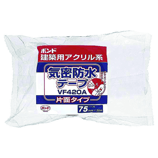 ボンド 気密防水テープ 片面粘着 VF420A / 75mm x 20m × 24巻 【お得なまとめ買い商品】《メーカー直送・代引不可》