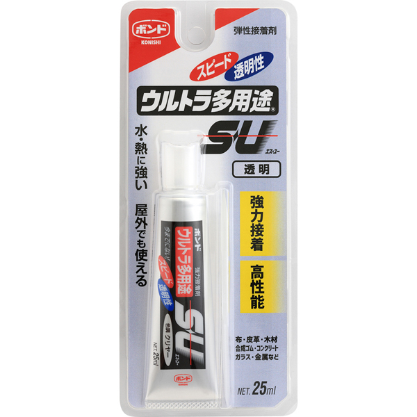 ボンド ウルトラ多用途SU クリヤー 25ml × 100本 【お得なまとめ買い商品】《メーカー直送・代引不可》