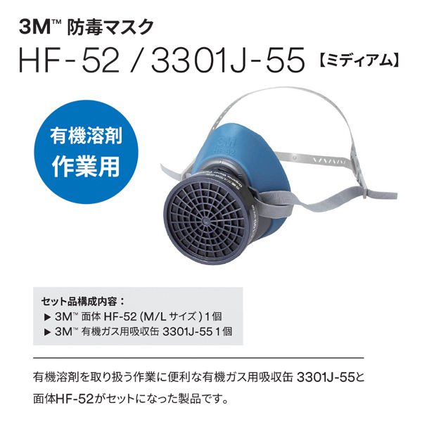 ATOM公式】3M 防毒マスク 有機溶剤作業用 塗装作業用 10キットセット