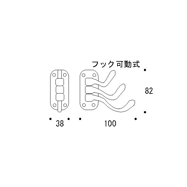 フック コート 3連[ゴーリキアイランド 610130]_2
