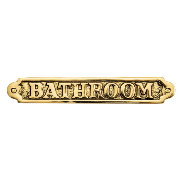 サインプレート BATHROOM[ゴーリキアイランド 630020]