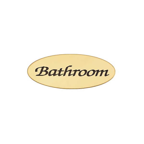 サインプレート オーバルAD BATHROOM[ゴーリキアイランド 630204]