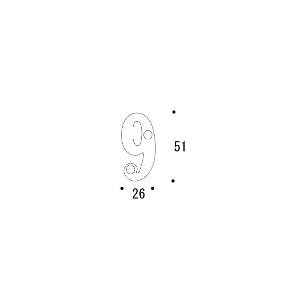 ブラスナンバー 51 9[ゴーリキアイランド 820239]_2