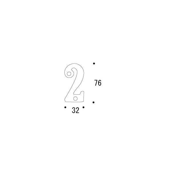 ブラスナンバー 76 2[ゴーリキアイランド 820332]_2
