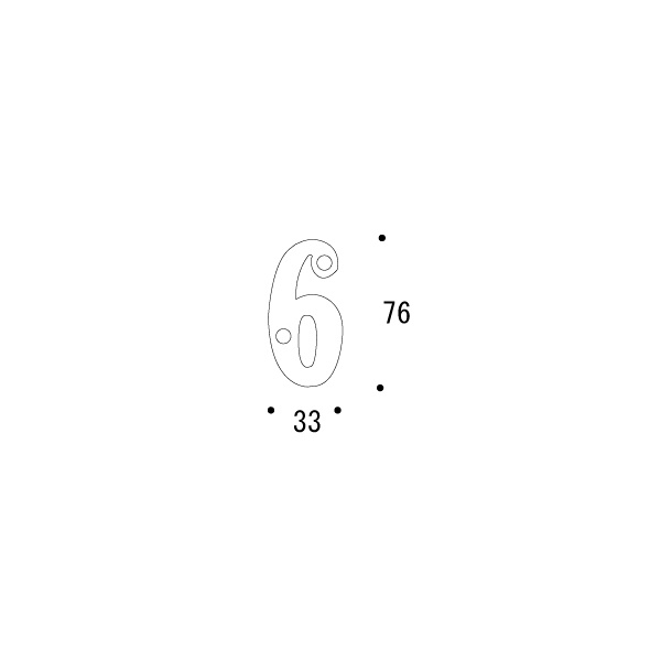 ブラスナンバー 76 6[ゴーリキアイランド 820336]_2