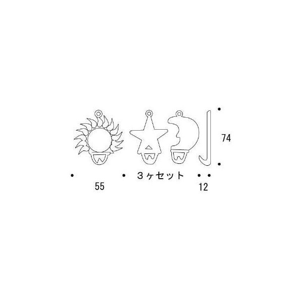 フック STAR SET3[ゴーリキアイランド 610584]_2