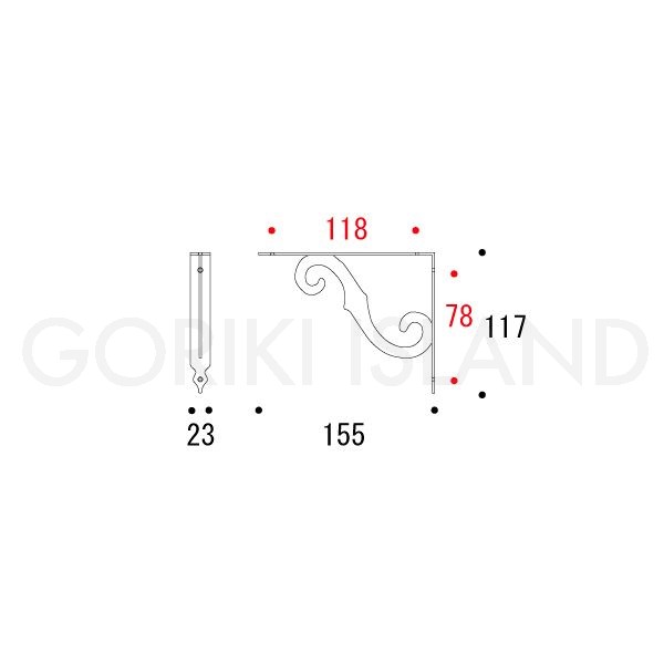 アングル AN 150 BK[ゴーリキアイランド 620585]_2