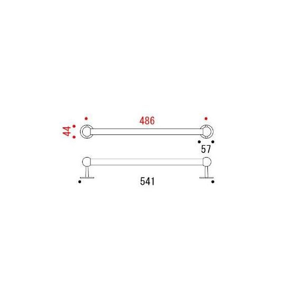 ウッドタオルバー45 AN[ゴーリキアイランド 640224]_3
