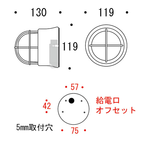 BH1000LOW AN FR LE SL【くもりガラス・LEDランプ・人感センサー付】 [ゴーリキアイランド 750619]_2