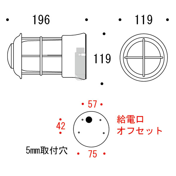 BH1010 FR LE SL【くもりガラス・LEDランプ・人感センサー付】 [ゴーリキアイランド 750621]_2