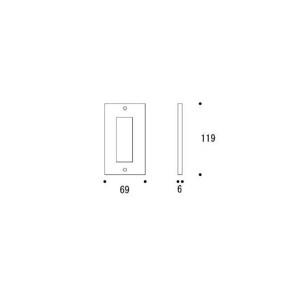 スイッチプレートPL-03- CR[ゴーリキアイランド 790023]_2