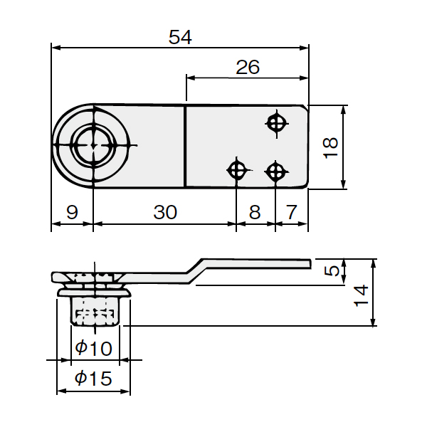 SD-700(上吊式引戸金具用下ガイド 3本引違い専用タイプ)_2