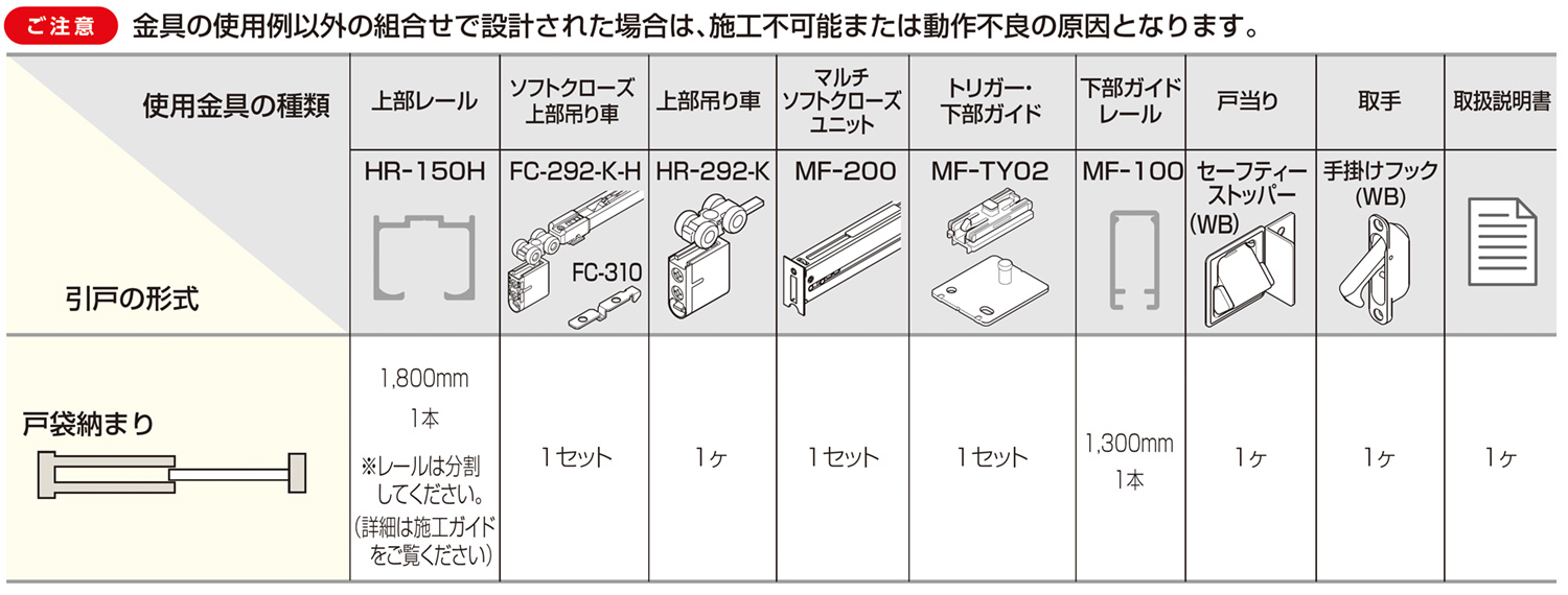 マルチソフトクローズ戸袋納まり | アトムダイレクトショップ